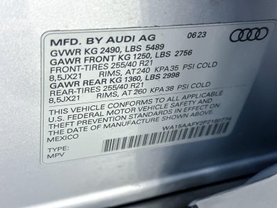 2023 Audi Q5 Sportback S line Premium Plus