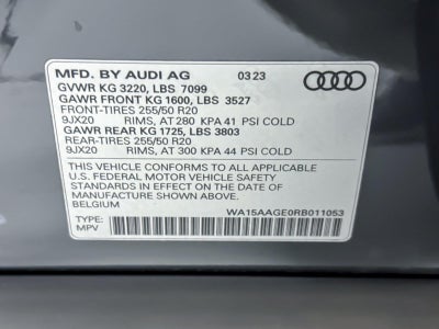 2024 Audi Q8 E-Tron Premium Plus