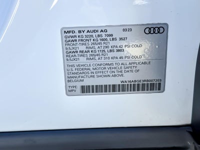 2024 Audi Q8 e-tron Prestige