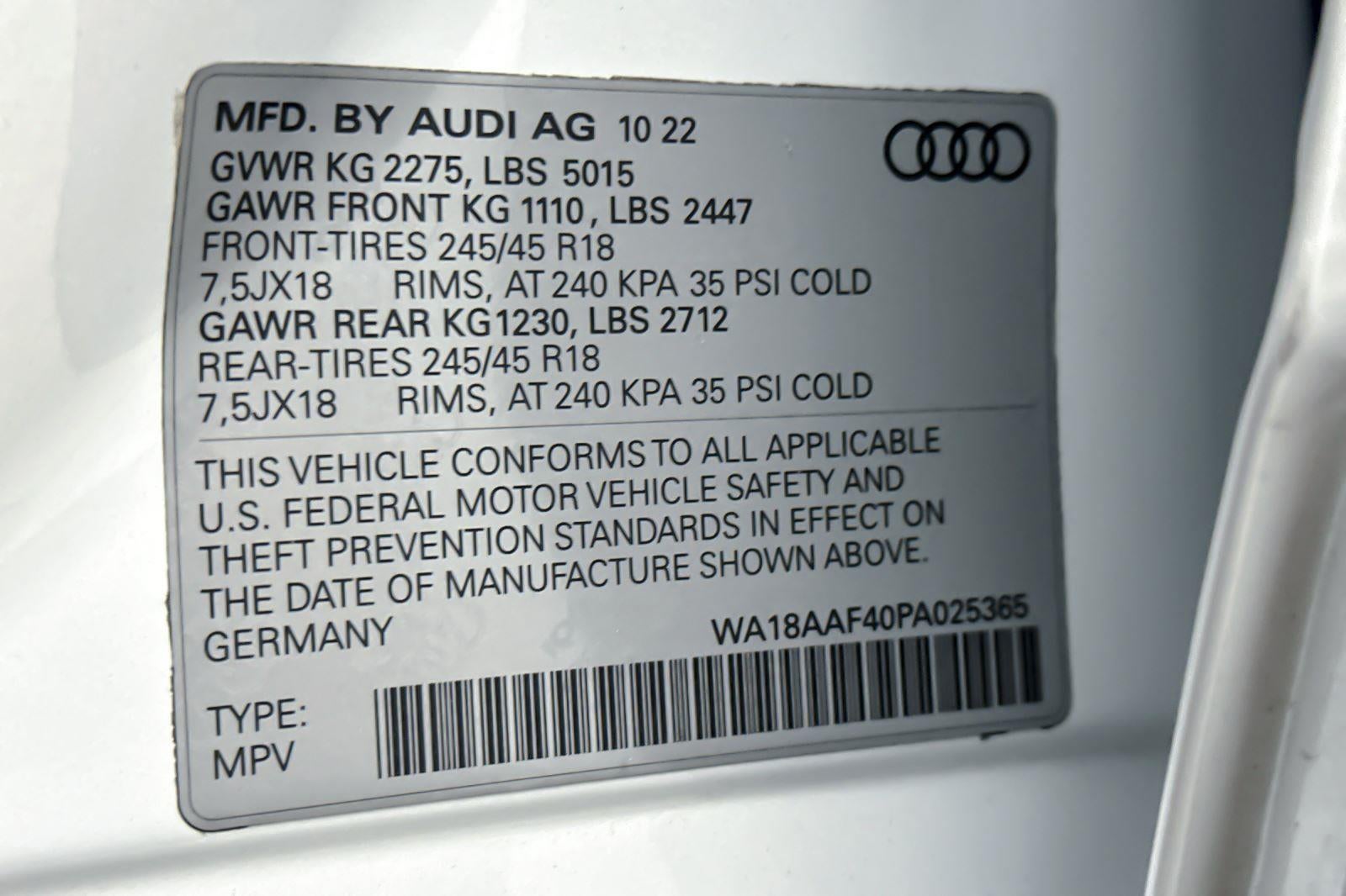 2023 Audi A4 allroad Premium Plus