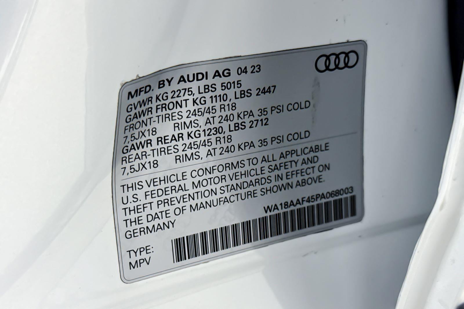 2023 Audi A4 allroad Premium Plus