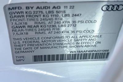 2023 Audi A4 allroad Premium Plus