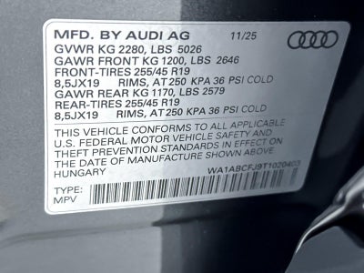 2026 Audi Q3 S line