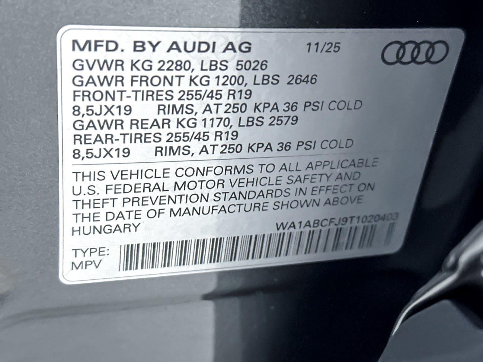 2026 Audi Q3 S line