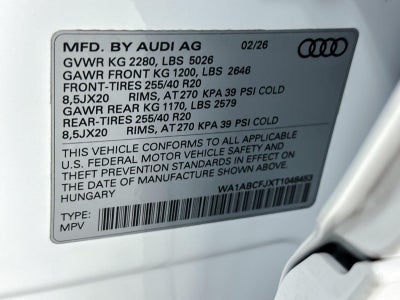 2026 Audi Q3 S line