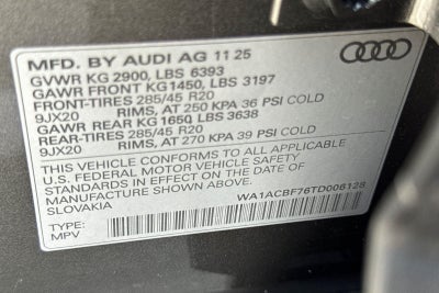 2026 Audi Q7 Premium