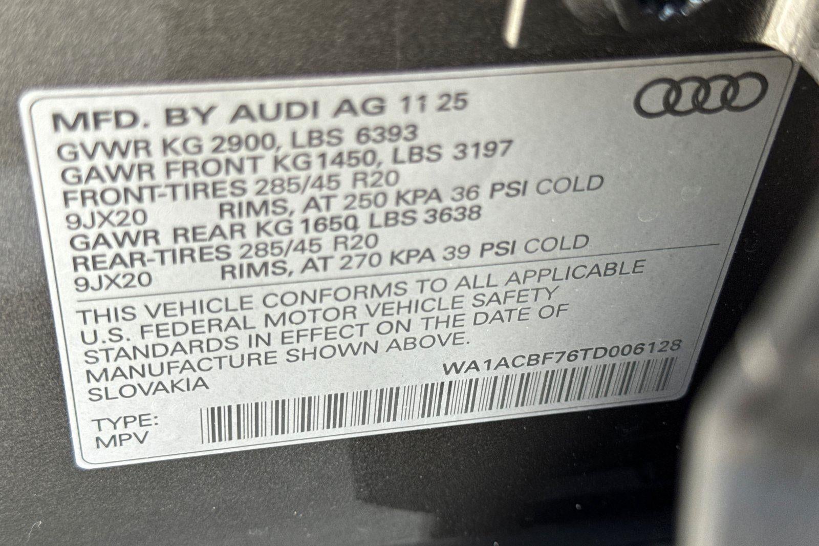2026 Audi Q7 Premium
