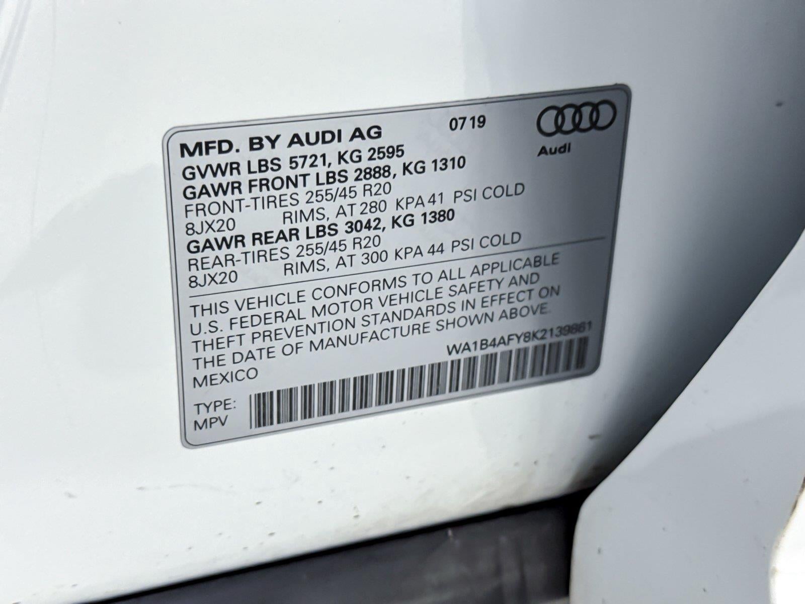 2019 Audi SQ5 Premium Plus