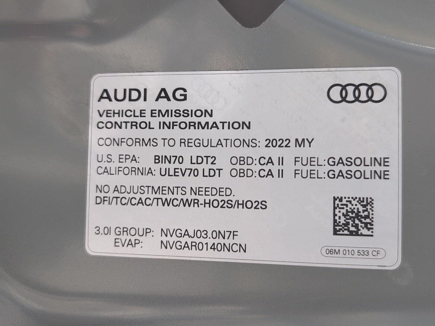 2022 Audi Sq5 Premium Plus
