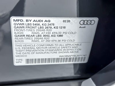 2020 Audi Q5 Premium Plus