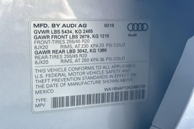 2019 Audi Q5 Premium Plus