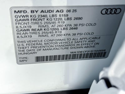 2025 Audi Q3 S line Premium