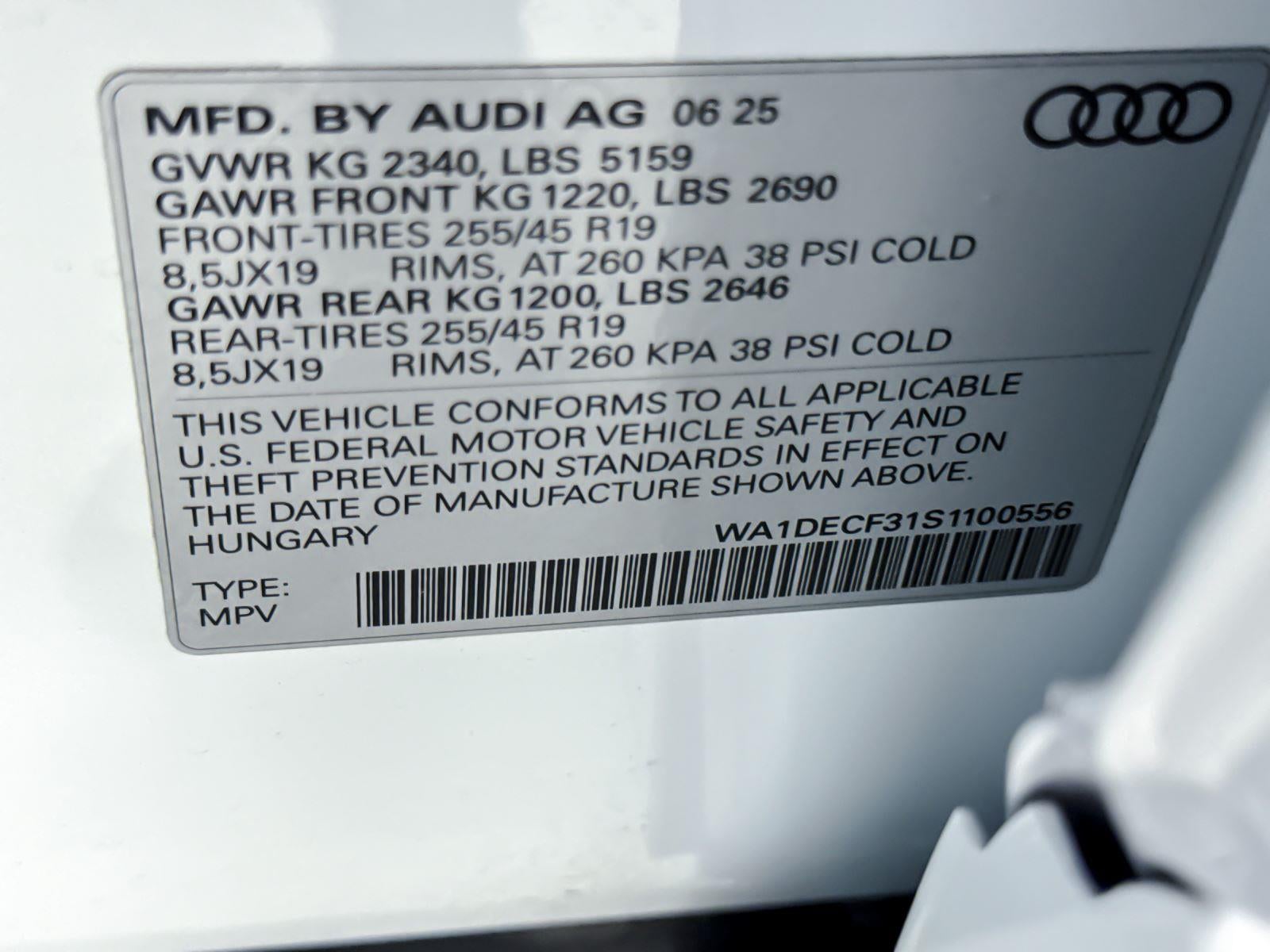 2025 Audi Q3 S line Premium