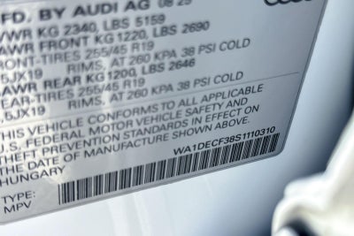 2025 Audi Q3 S line Premium