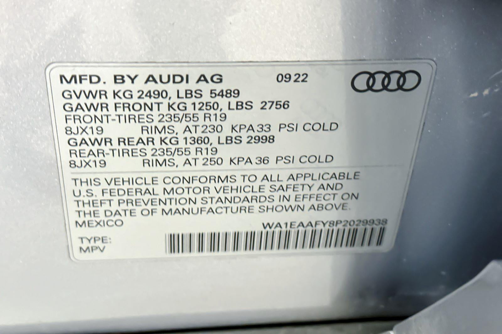 2023 Audi Q5 S line Premium Plus