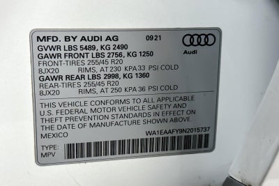 2022 Audi Q5 S line Premium Plus