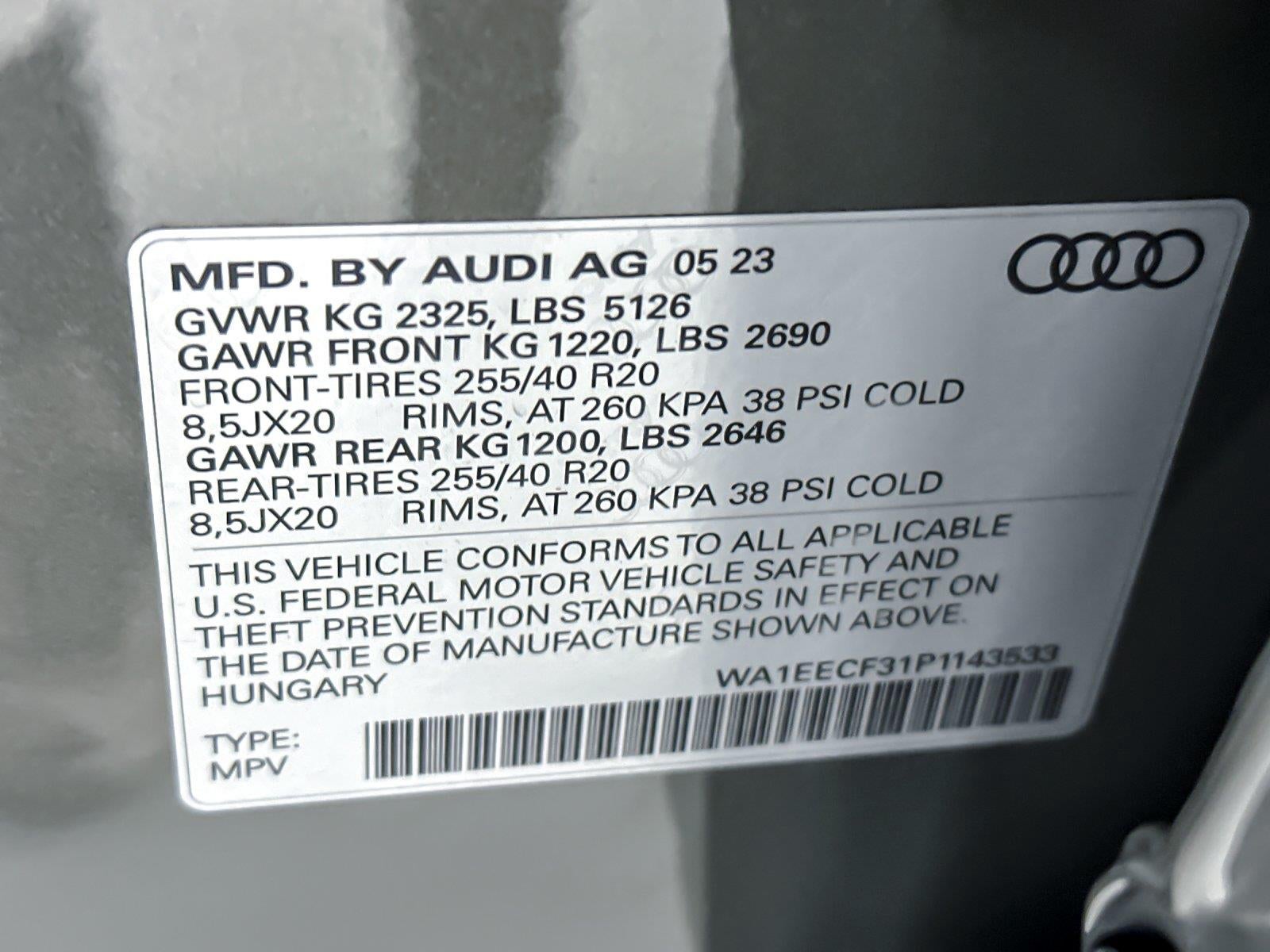 2023 Audi Q3 S line Premium Plus