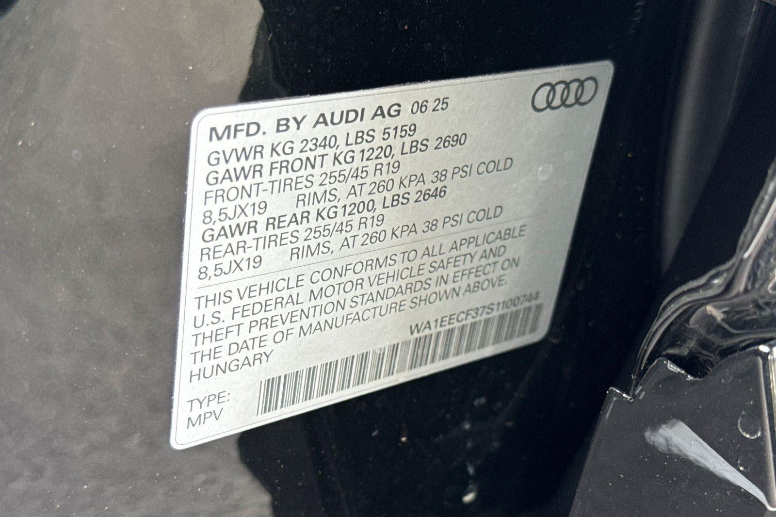 2025 Audi Q3 S line Premium Plus