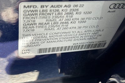 2022 Audi Q3 S line Premium Plus