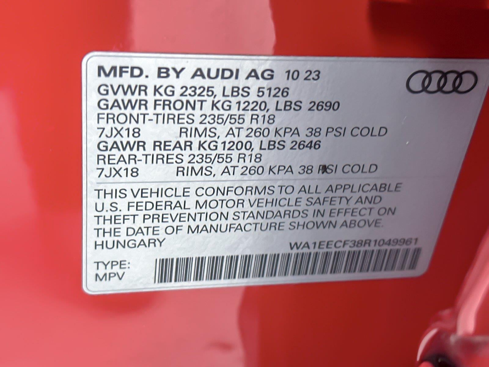 2024 Audi Q3 S line Premium Plus