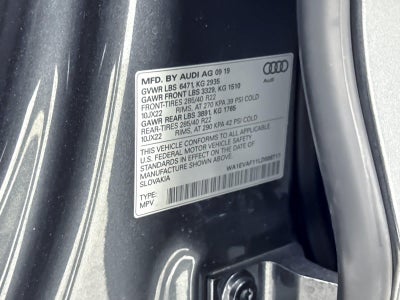 2020 Audi Q8 Premium Plus