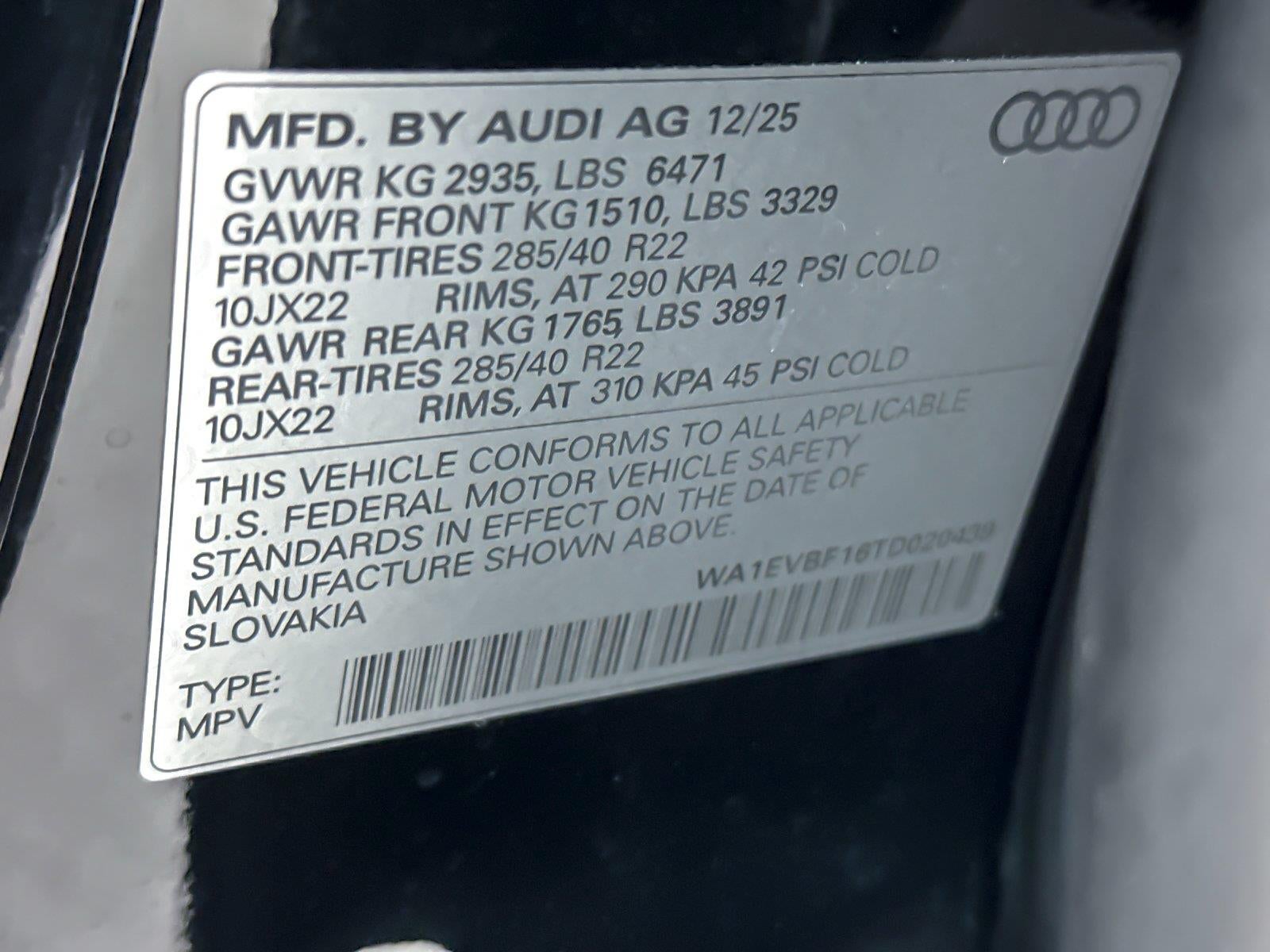 2026 Audi Q8 Premium Plus