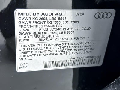 2024 Audi Q5 S line Prestige