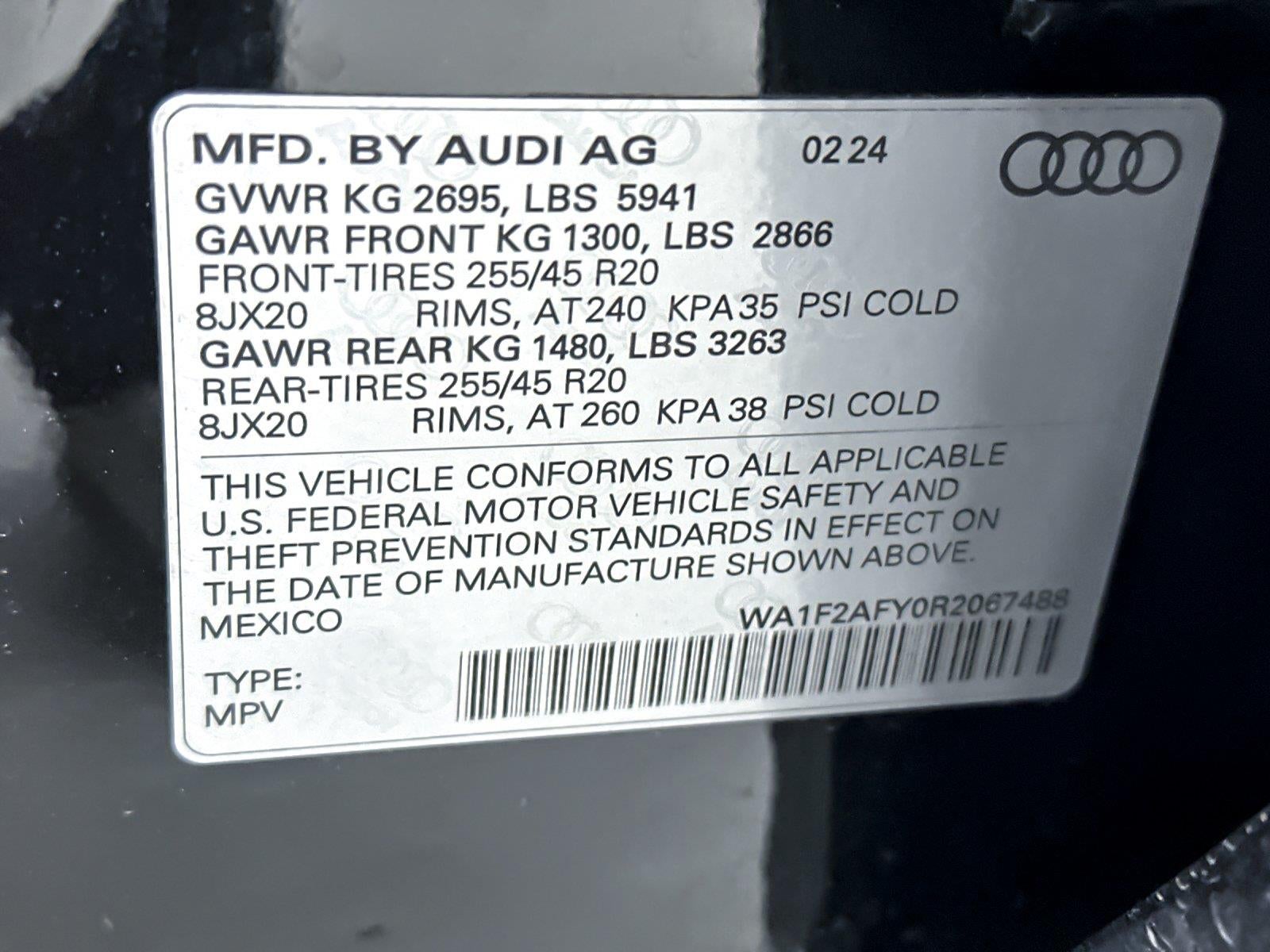 2024 Audi Q5 S line Prestige