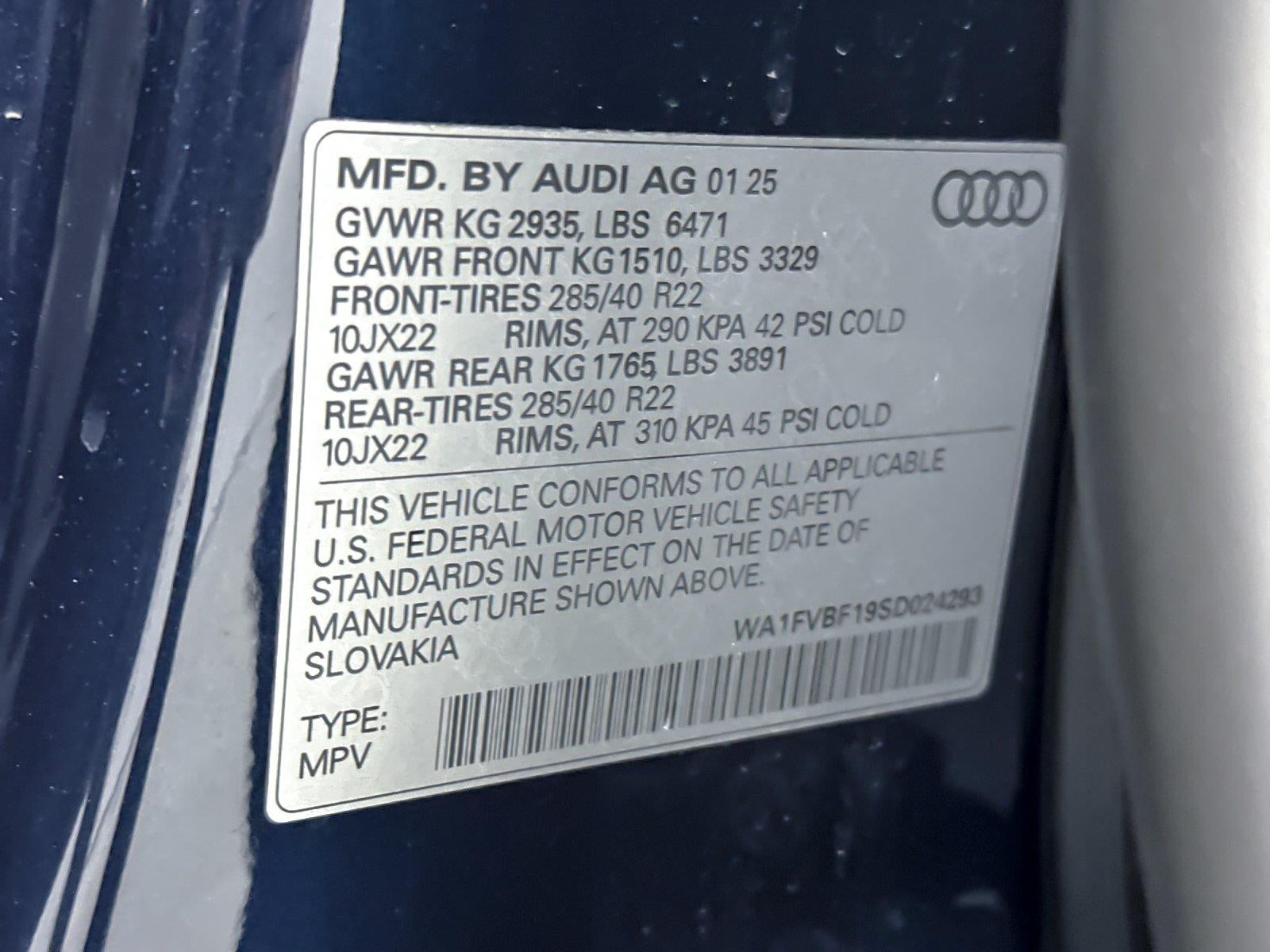 2025 Audi Q8 Prestige