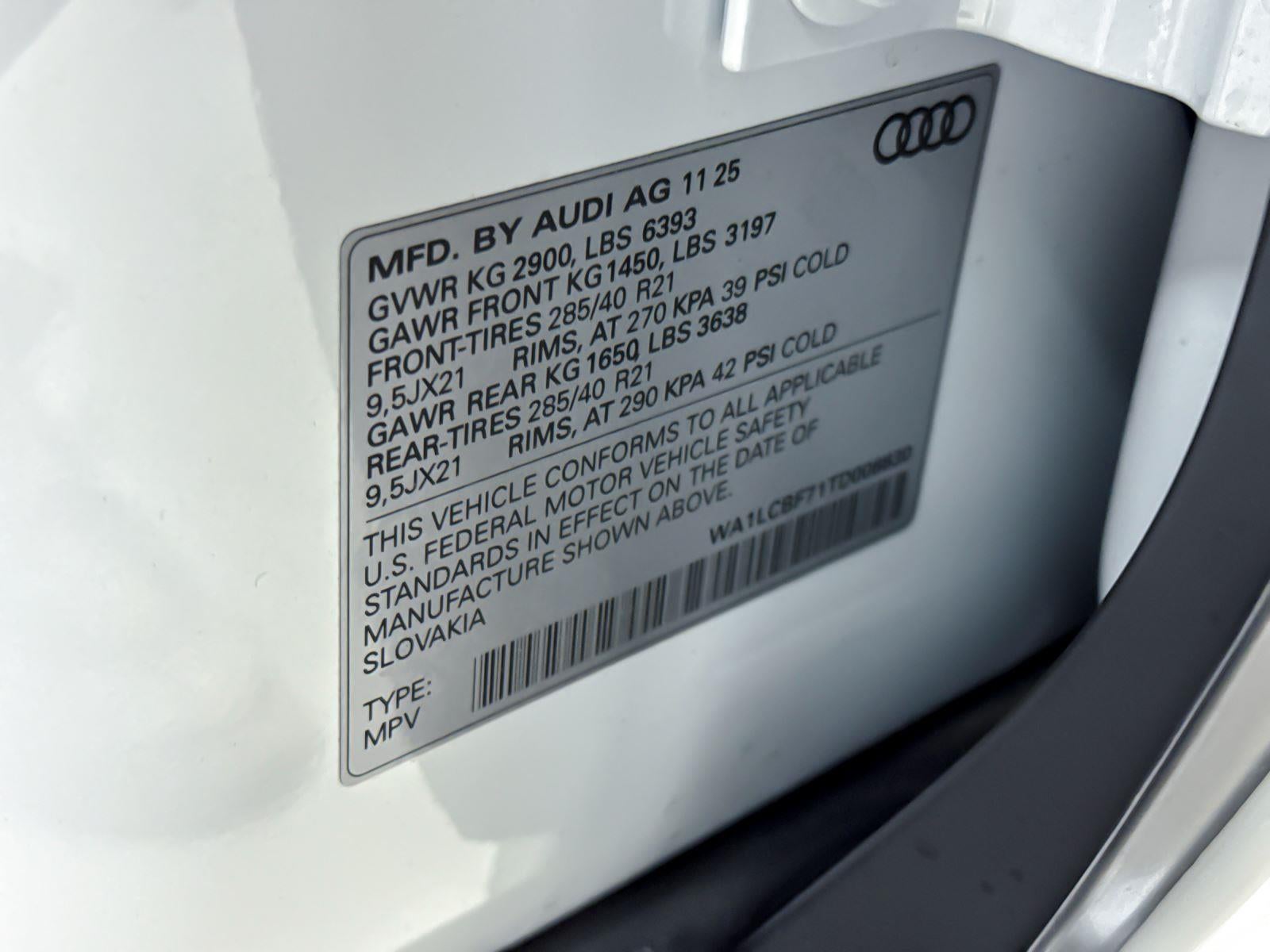 2026 Audi Q7 Premium Plus