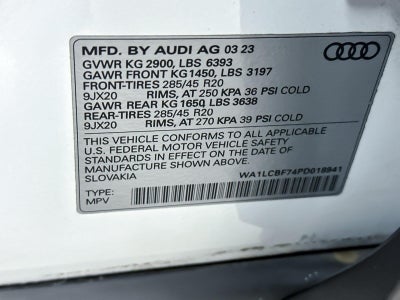 2023 Audi Q7 Premium Plus
