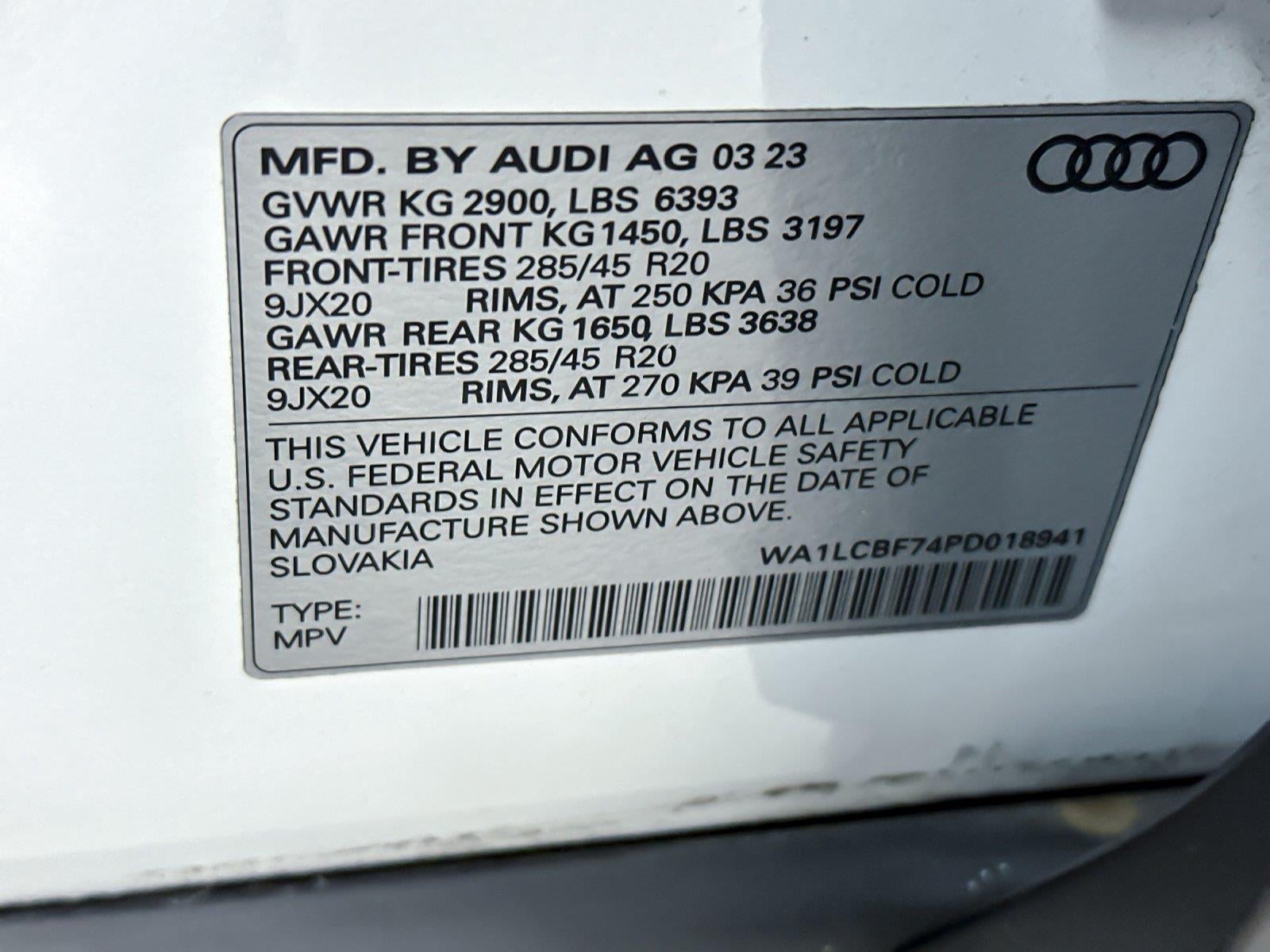 2023 Audi Q7 Premium Plus