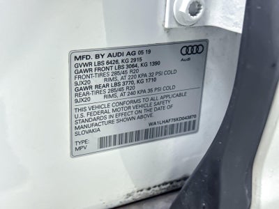 2019 Audi Q7 Premium Plus