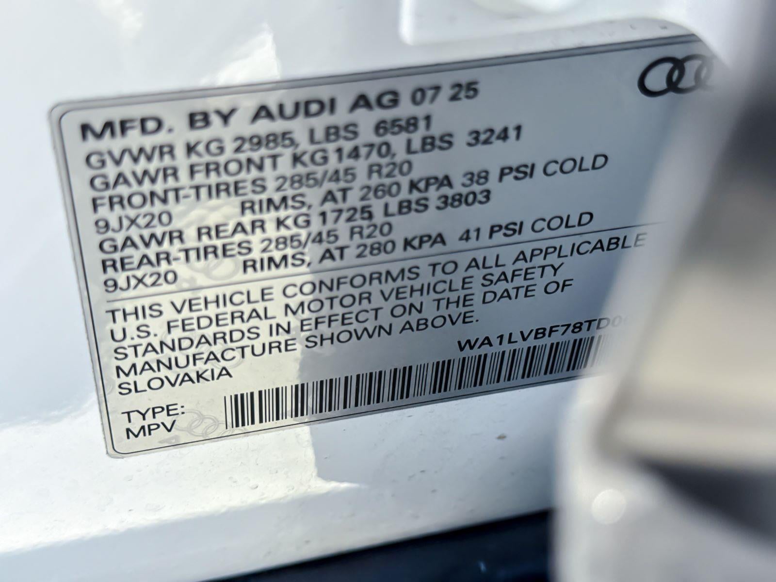 2026 Audi Q7 Premium Plus