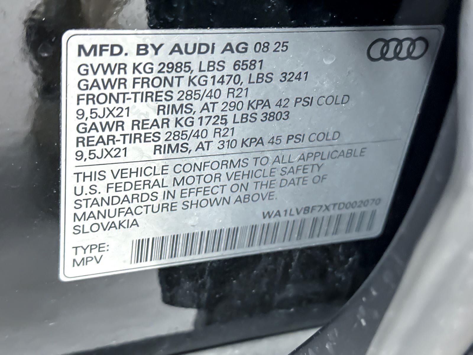 2026 Audi Q7 Premium Plus