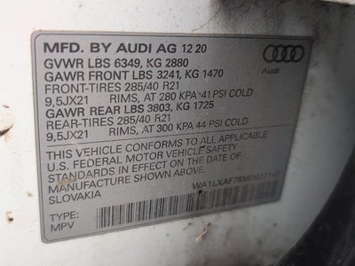 2021 Audi Q7 Premium Plus