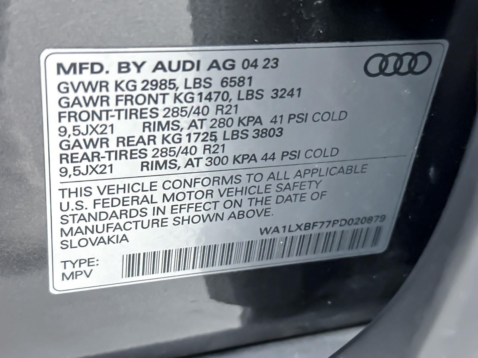 2023 Audi Q7 Premium Plus