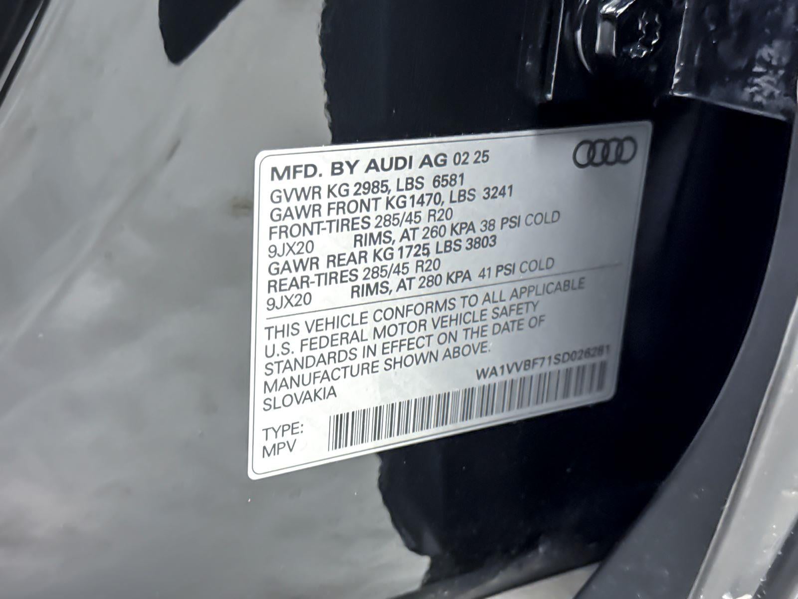 2025 Audi Q7 Prestige