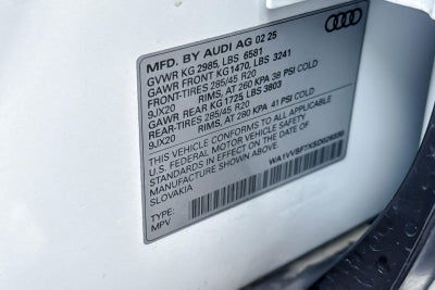 2025 Audi Q7 Prestige