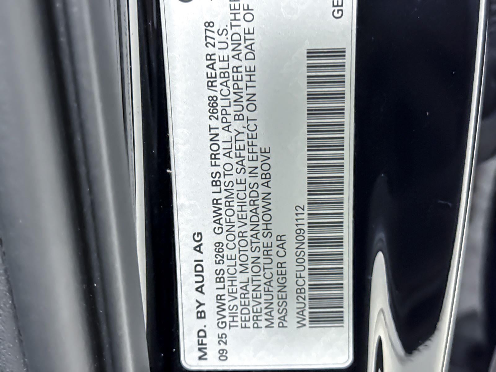 2025 Audi A5 Premium Plus