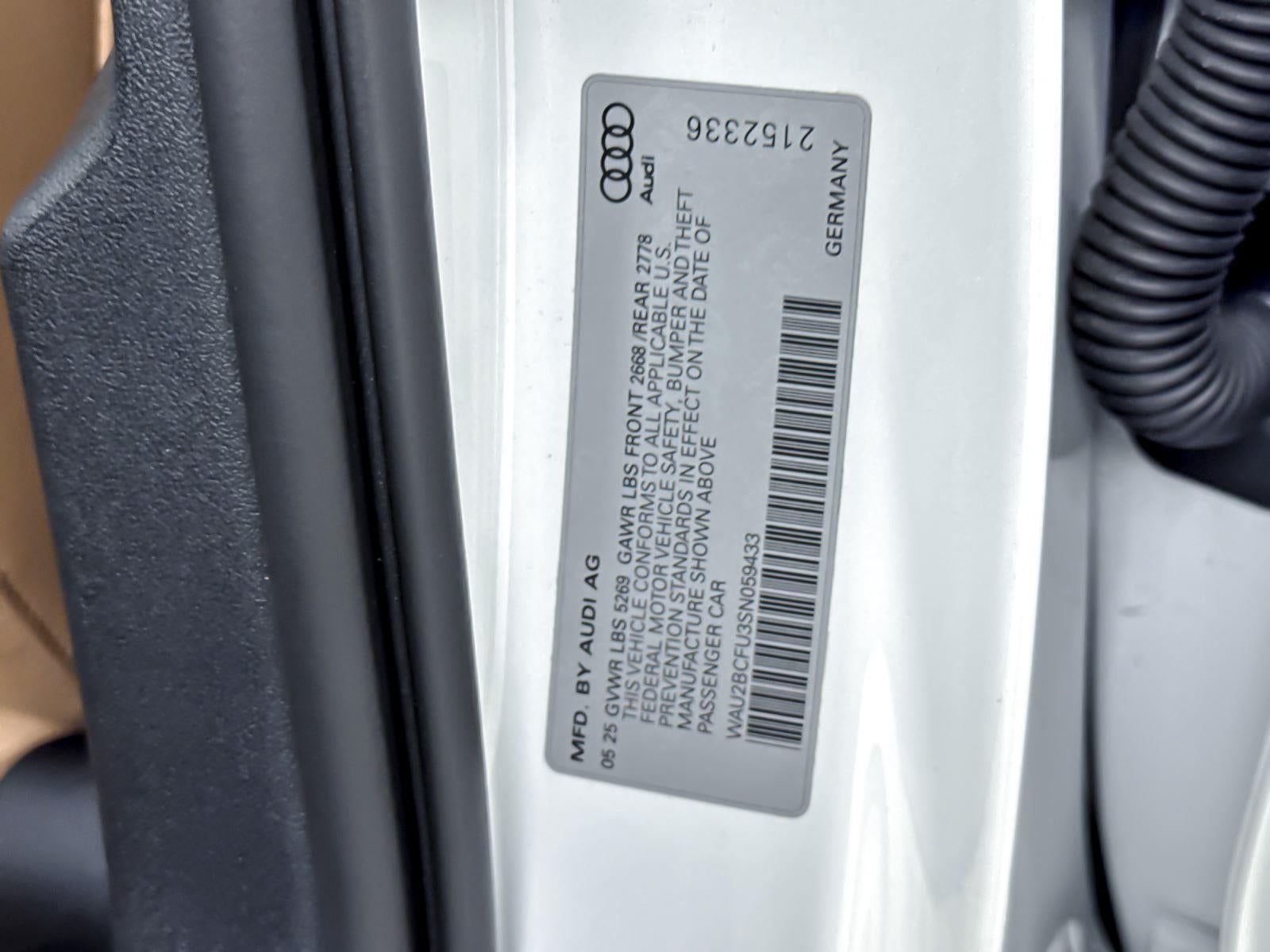 2025 Audi A5 Premium Plus
