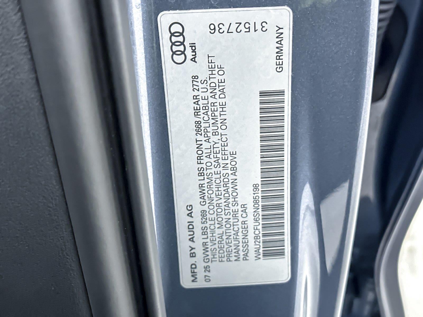 2025 Audi A5 Premium Plus