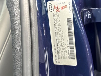 2018 Audi A3 Sedan Premium