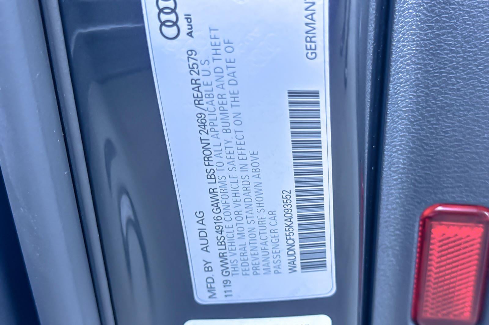 2019 Audi A5 Sportback Premium