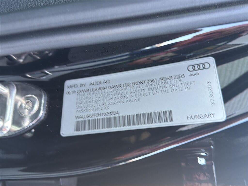 2017 Audi A3 Sedan Premium Plus