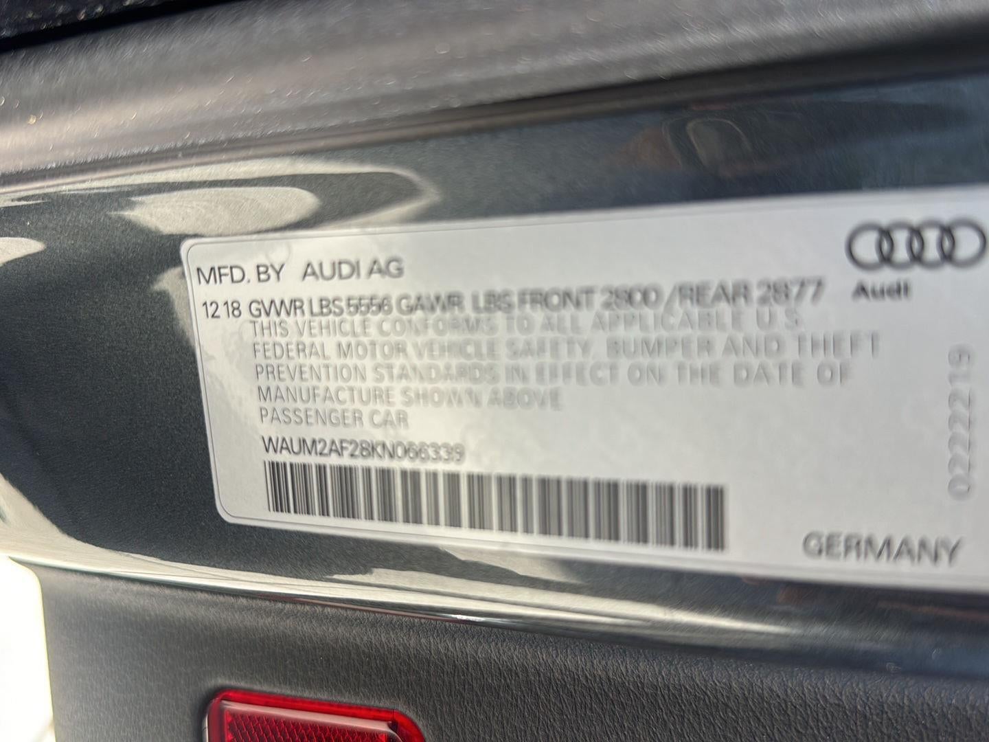 2019 Audi A6 Prestige