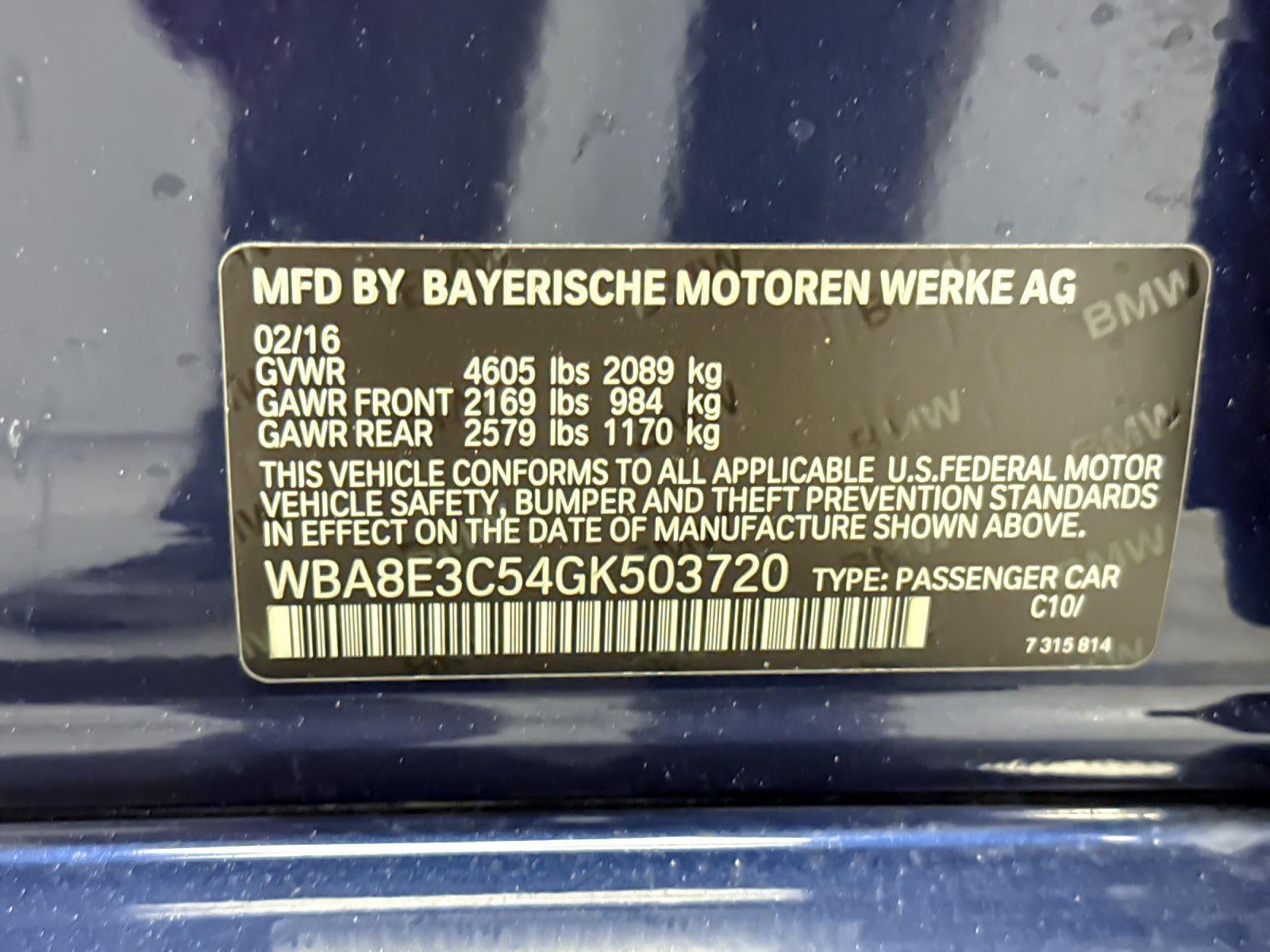 2016 BMW 3 Series 328i xDrive