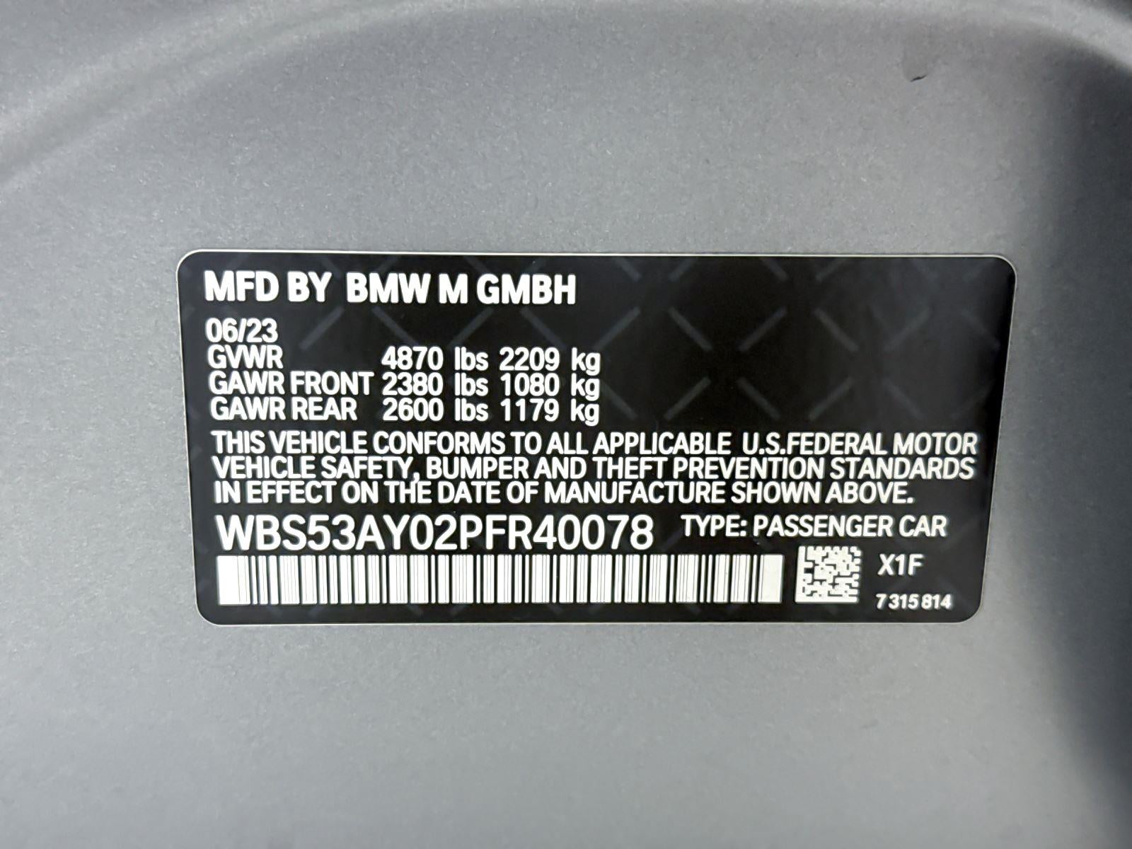 2023 BMW M3 Sedan