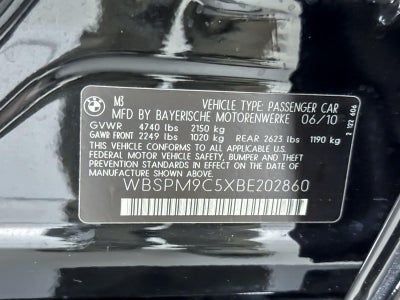2011 BMW M3 Base