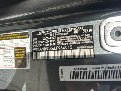 2020 Mercedes-Benz C-Class AMG® C 63